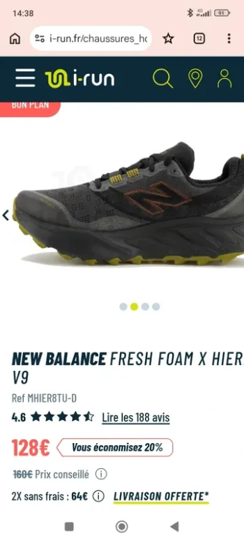 Gebrauchtes New Balance Hierro 9 bike — Bild 8 von 8