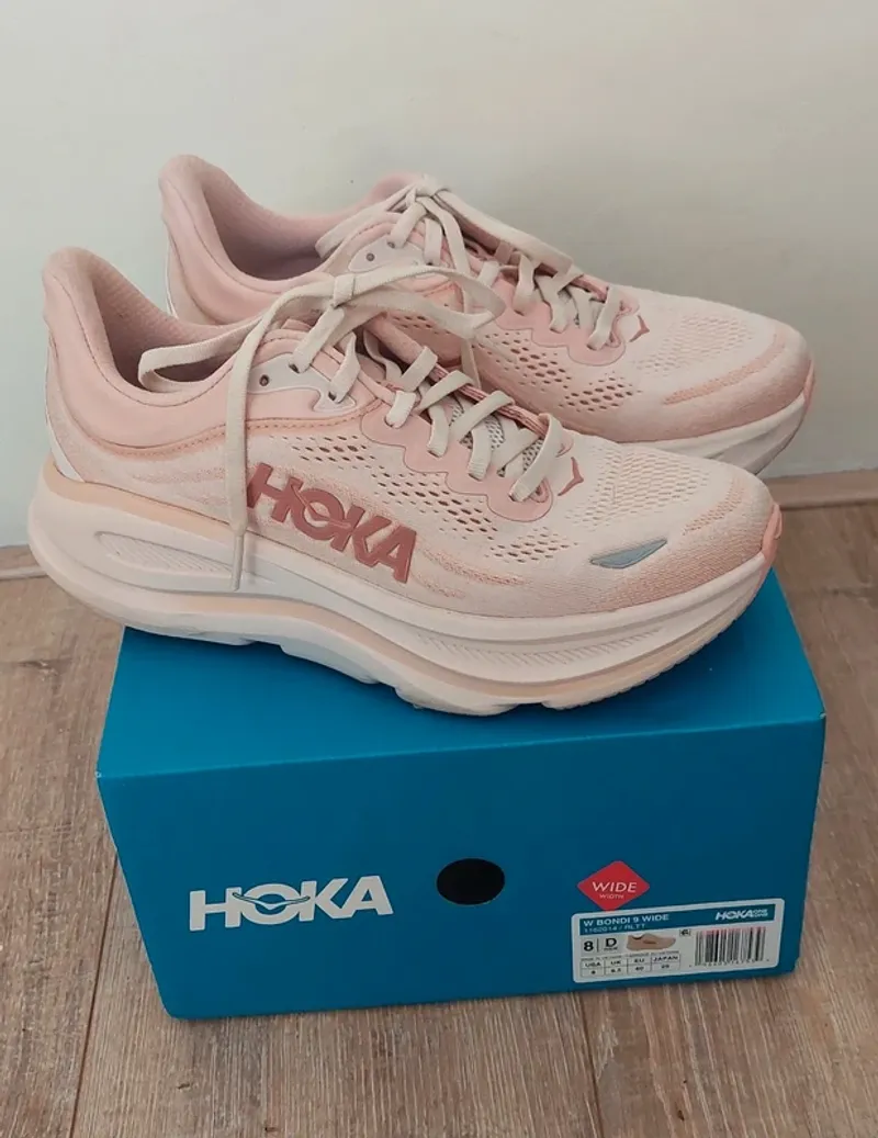 Used Hoka Bondi 9 Wide Running Shoes