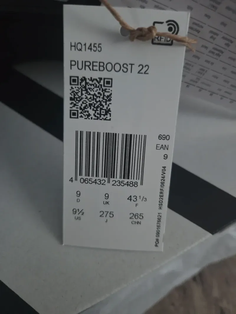 Used Adidas pureboost 22 bike — image 5 of 6