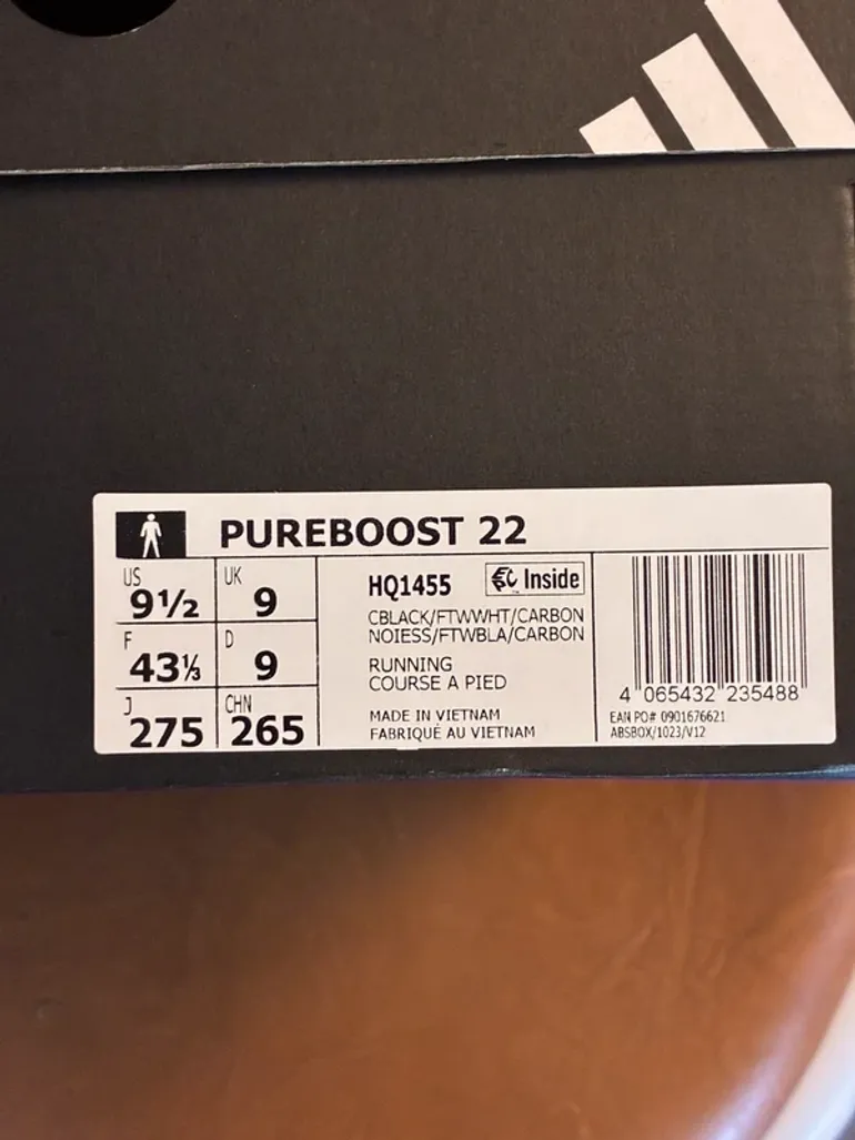 Adidas Pureboost 22 bike d'occasion — image 10 sur 10