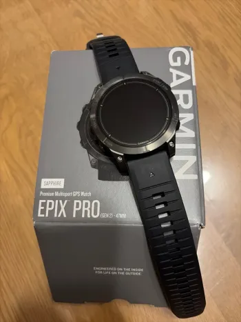 Used Garmin epix 2 pro sapphire 47mm bike — image 2 of 4