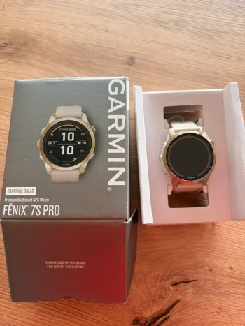 Used Garmin fenix 7s pro sapphire solar bike — image 1 of 2