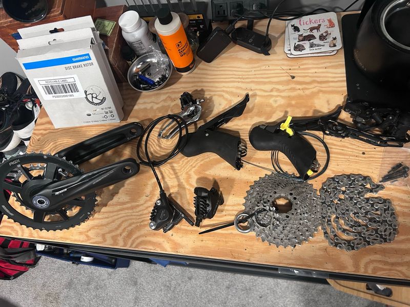 Used Shimano GRX 400/800 Mixed Groupset Groupset
