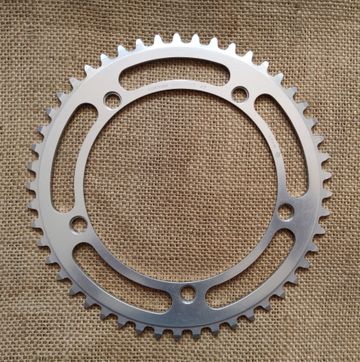 Used Sr Suntour Superbe 144BCD 49t 1/8" Chainring Drivetrain & Pedals