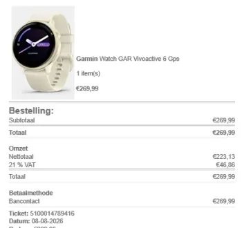 Gebrauchtes Garmin VivoActive 6 bike — Bild 6 von 6