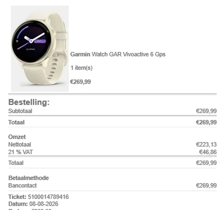 Gebrauchtes Garmin VivoActive 6 bike — Bild 3 von 6