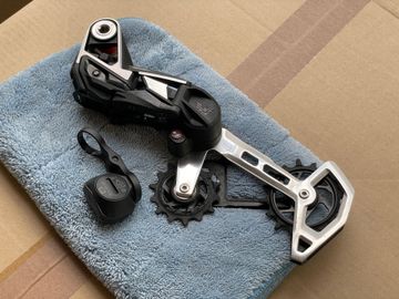 Used Sram XX T-Type Transmission Rear Derailleur + Pod Controller 2026 Drivetrain & Pedals