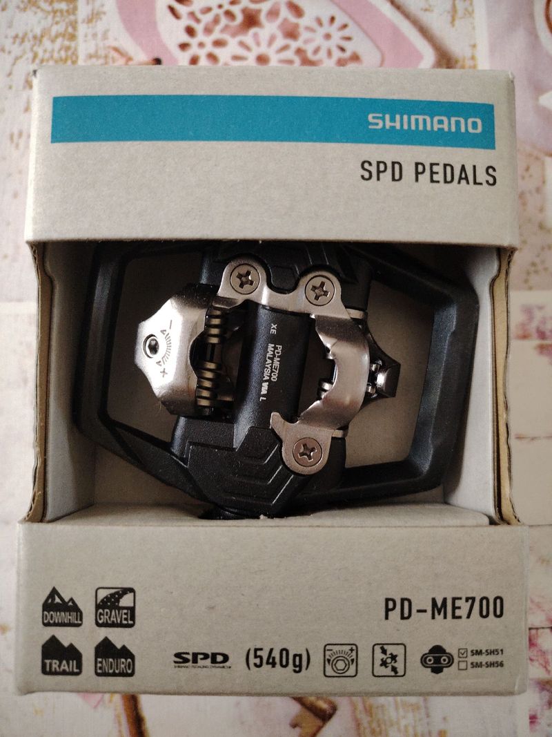 Used Shimano PD-ME700 Trail SPD Pedals Drivetrain & Pedals