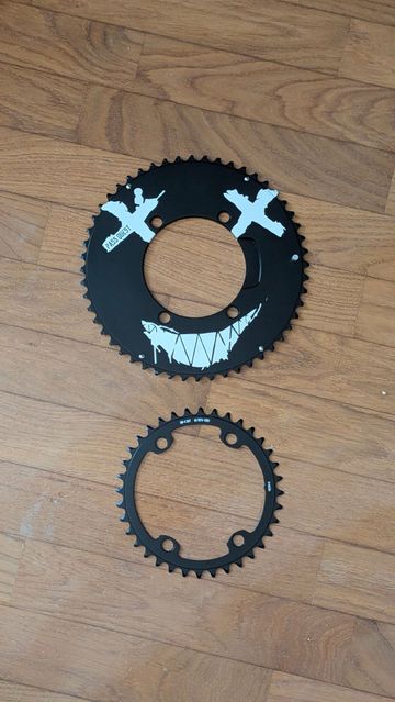 pass quest CORONE DEVIL SMILEY 52-36 NUOVA 2026 bike usato — immagine 3 di 5