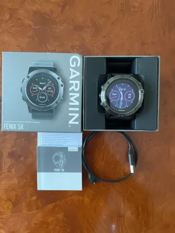 Used Garmin Fēnix 5X Sapphire Edition Electronics