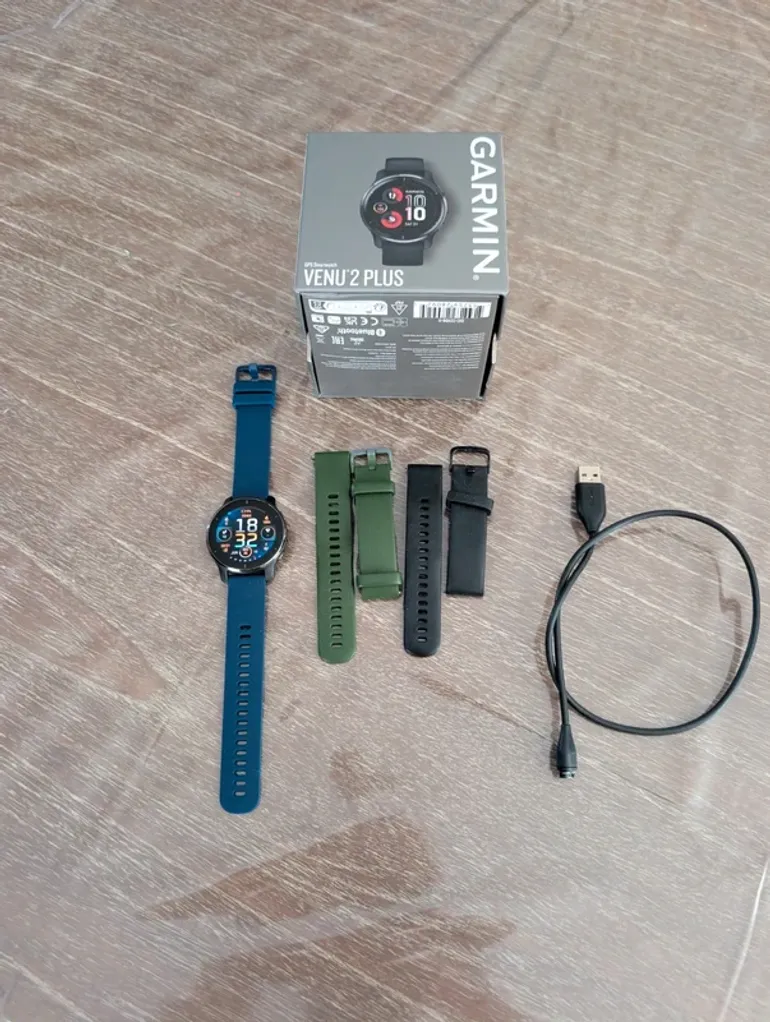 Brugt Garmin Venu 2 Plus bike — billede 3 af 4