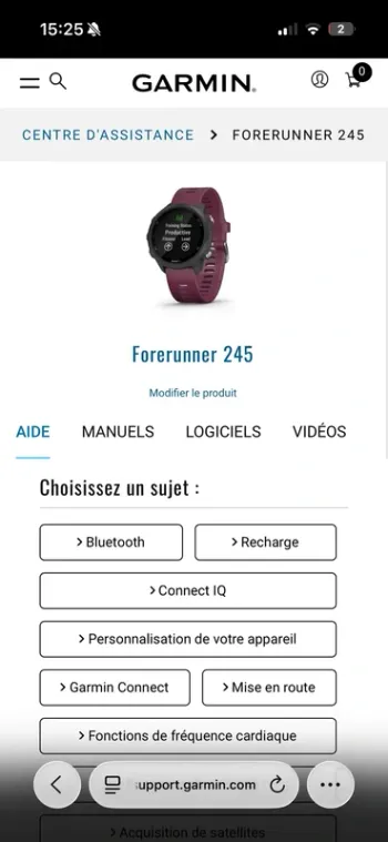 Used Garmin Forerunner 245 bike — image 2 of 2