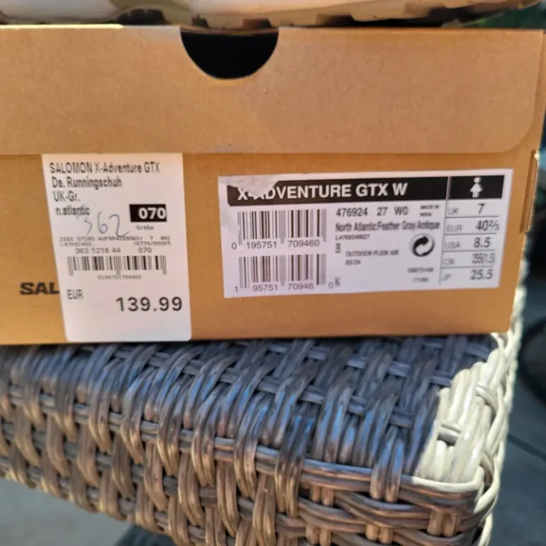 Brugt Salomon Ortholite X-Adventure GTX W bike — billede 5 af 5