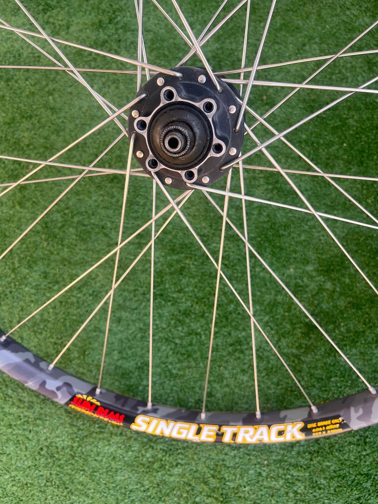 Brugt sun rims Singletracks Camo Wheels bike — billede 5 af 6