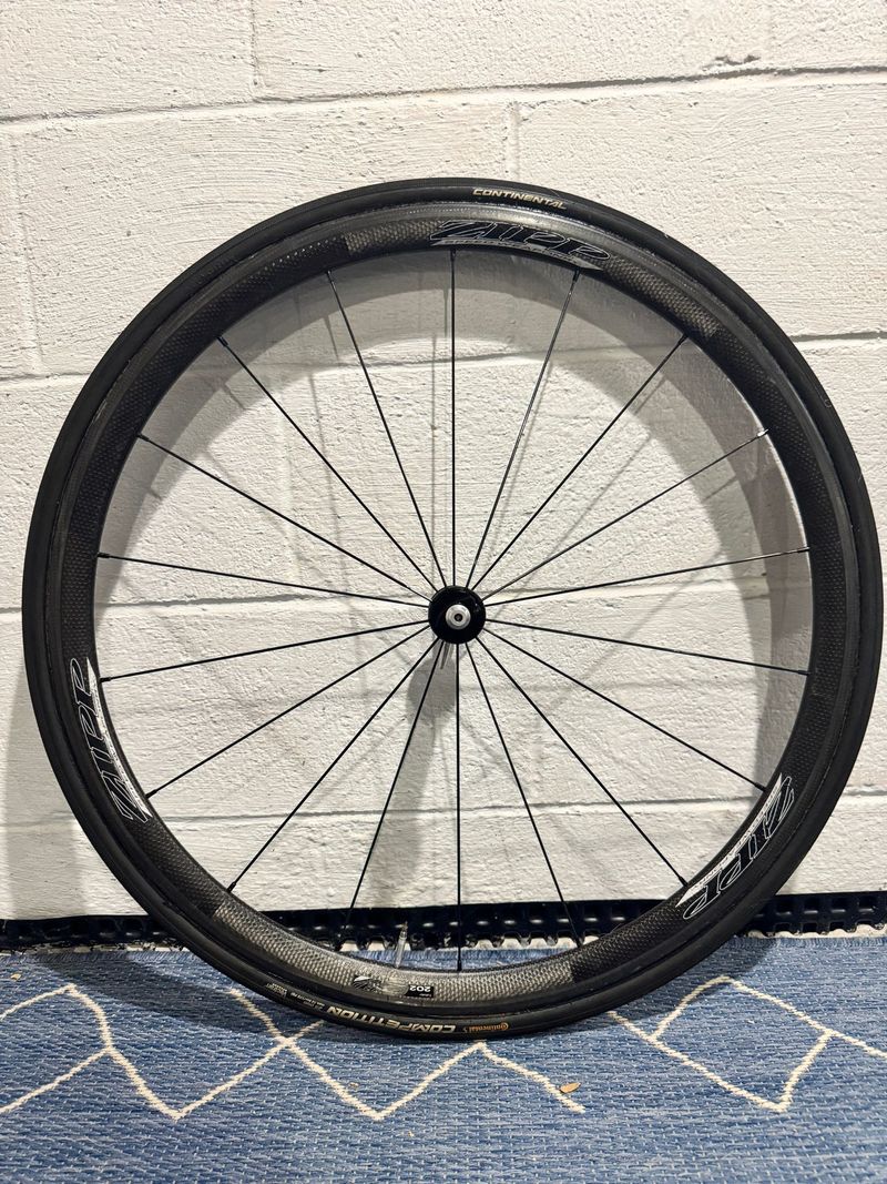 Used Zipp 202 Carbon Wheel Tubular Front Wheels