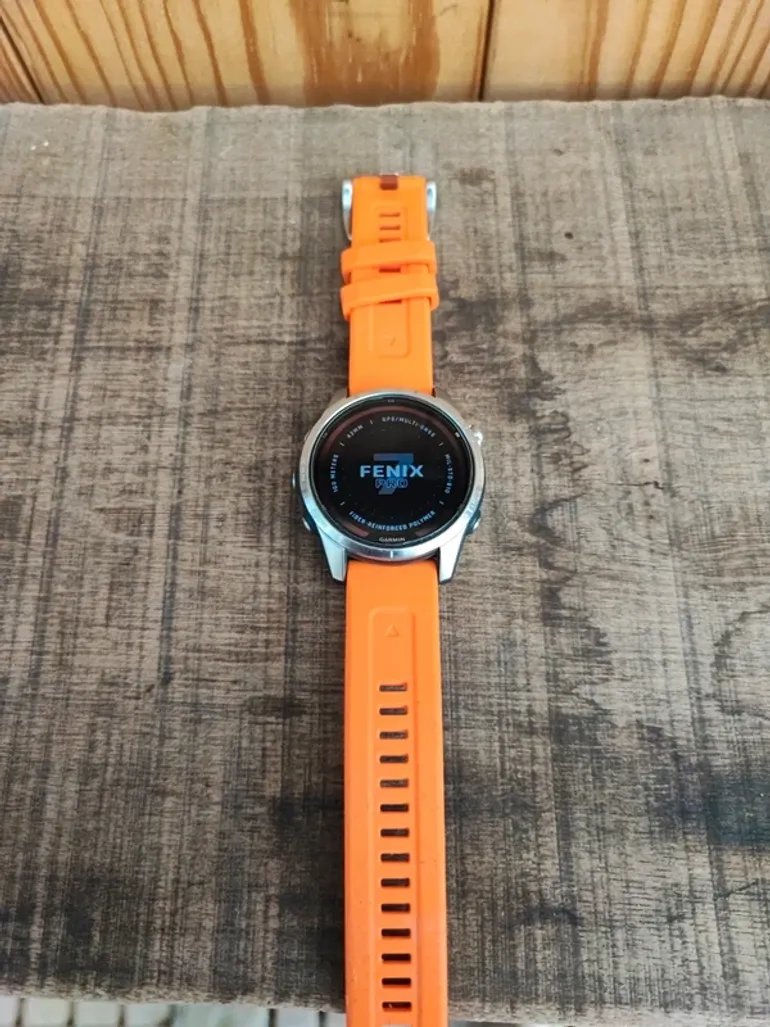 Garmin Fenix 7S Pro Solar bike usato — immagine 4 di 6