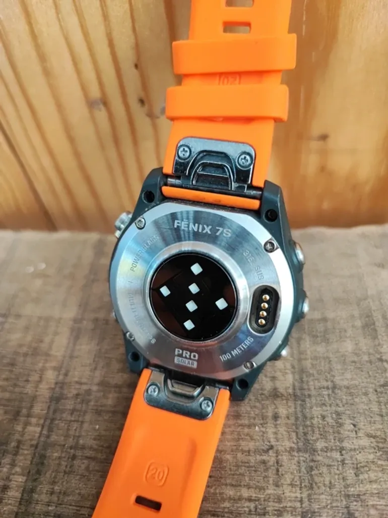 Garmin Fenix 7S Pro Solar bike usato — immagine 5 di 6