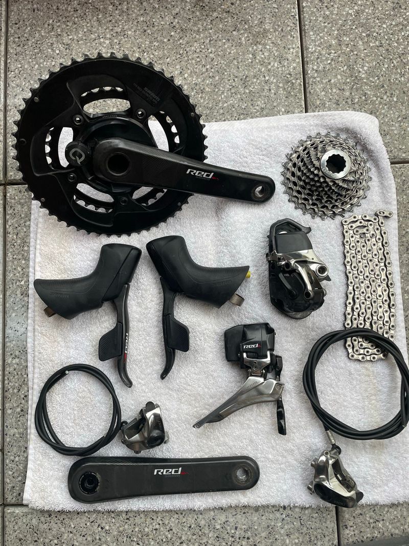 Używany Sram Red eTap HRD 2022 Groupset