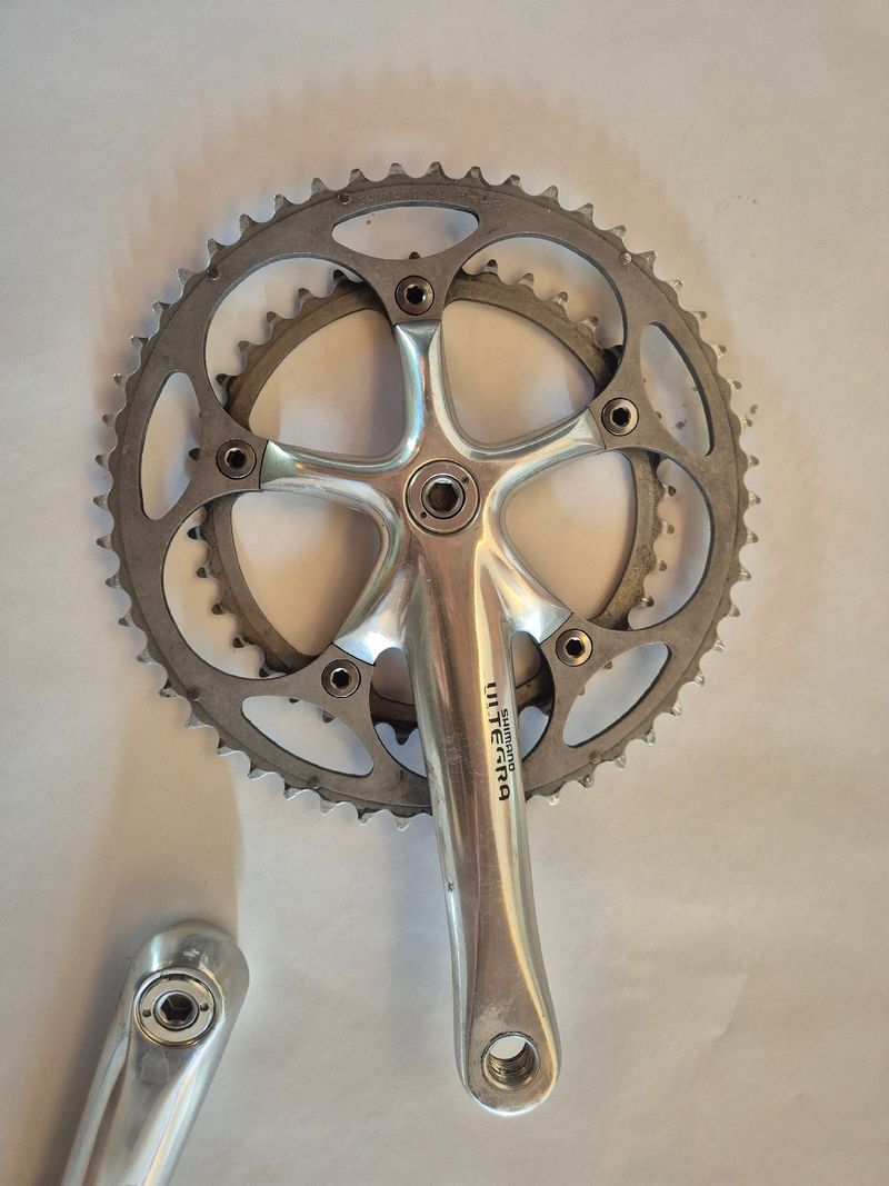Tweedehands Shimano Ultegra 6500 Crank Drivetrain & Pedals