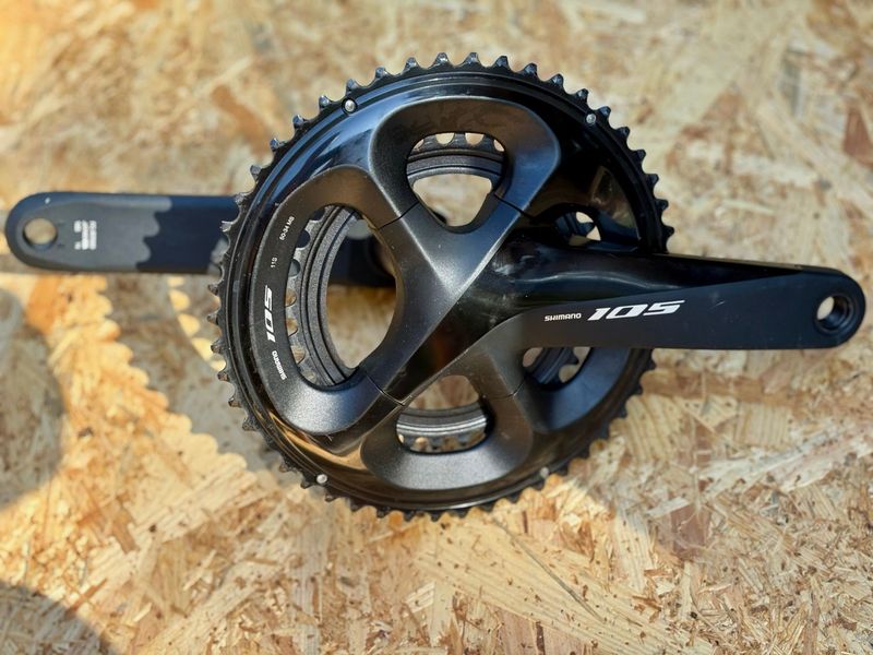 Shimano 105 R7100 Crankset Drivetrain & Pedals d'occasion