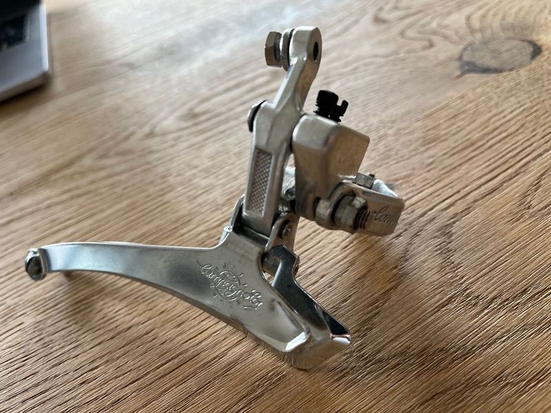 Used Campagnolo C-Record Front Derailleur Drivetrain & Pedals
