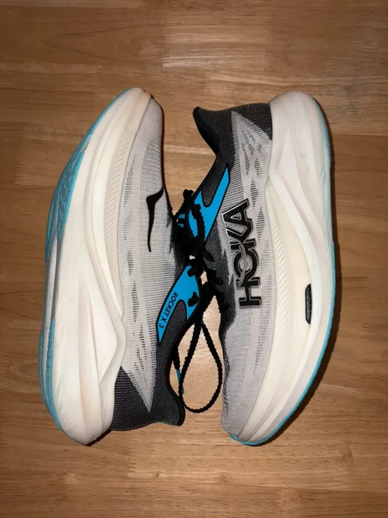 Used Hoka Rocket X3 Running Shoes