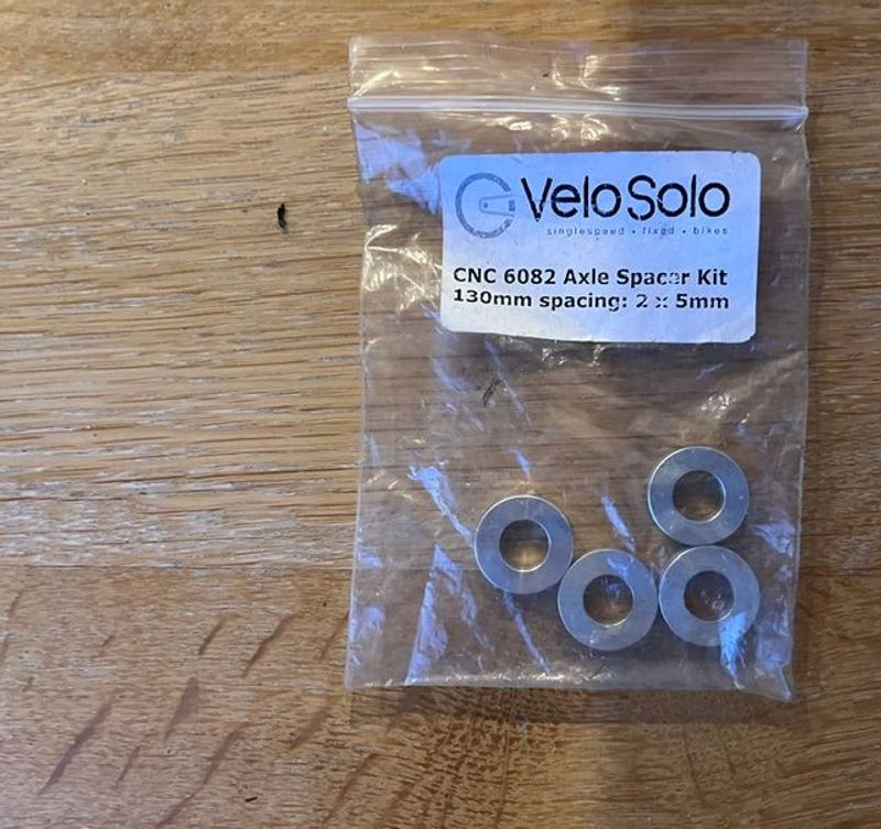 Used Velo Solo VeloSolo CNC 6082 Axle Spacer Kit Wheels