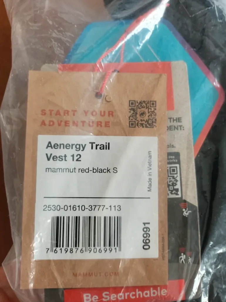 Used Mammut Aenergy Trail Vest 12 bike — image 3 of 3