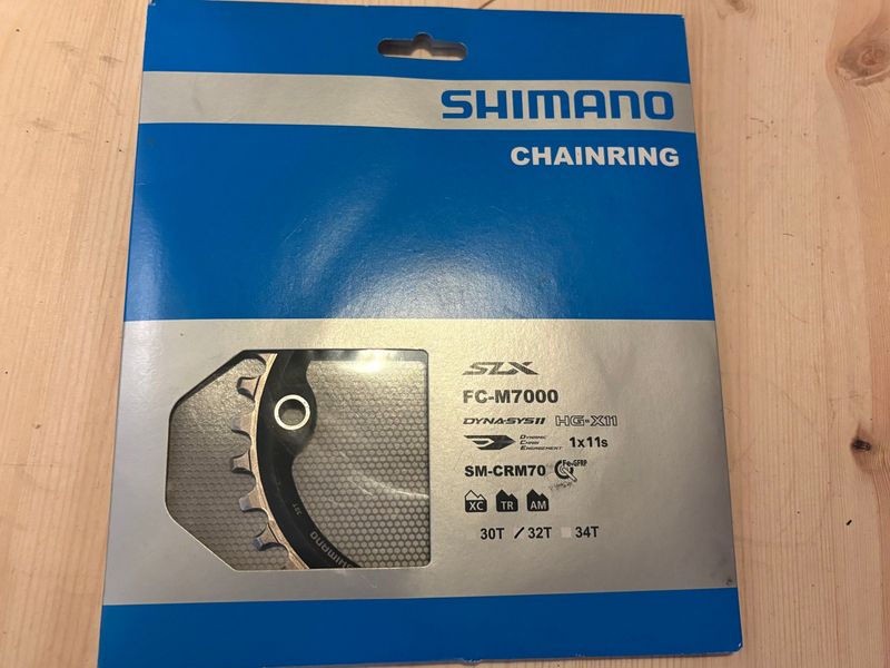 Brugt Shimano SLX M7000 Chainring 2021 Drivetrain & Pedals