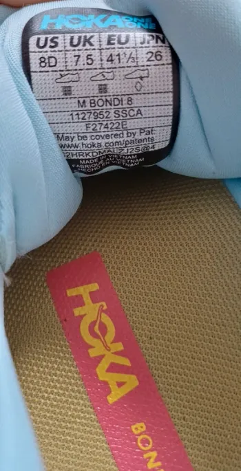 Hoka Bondi 8 bike usato — immagine 7 di 8