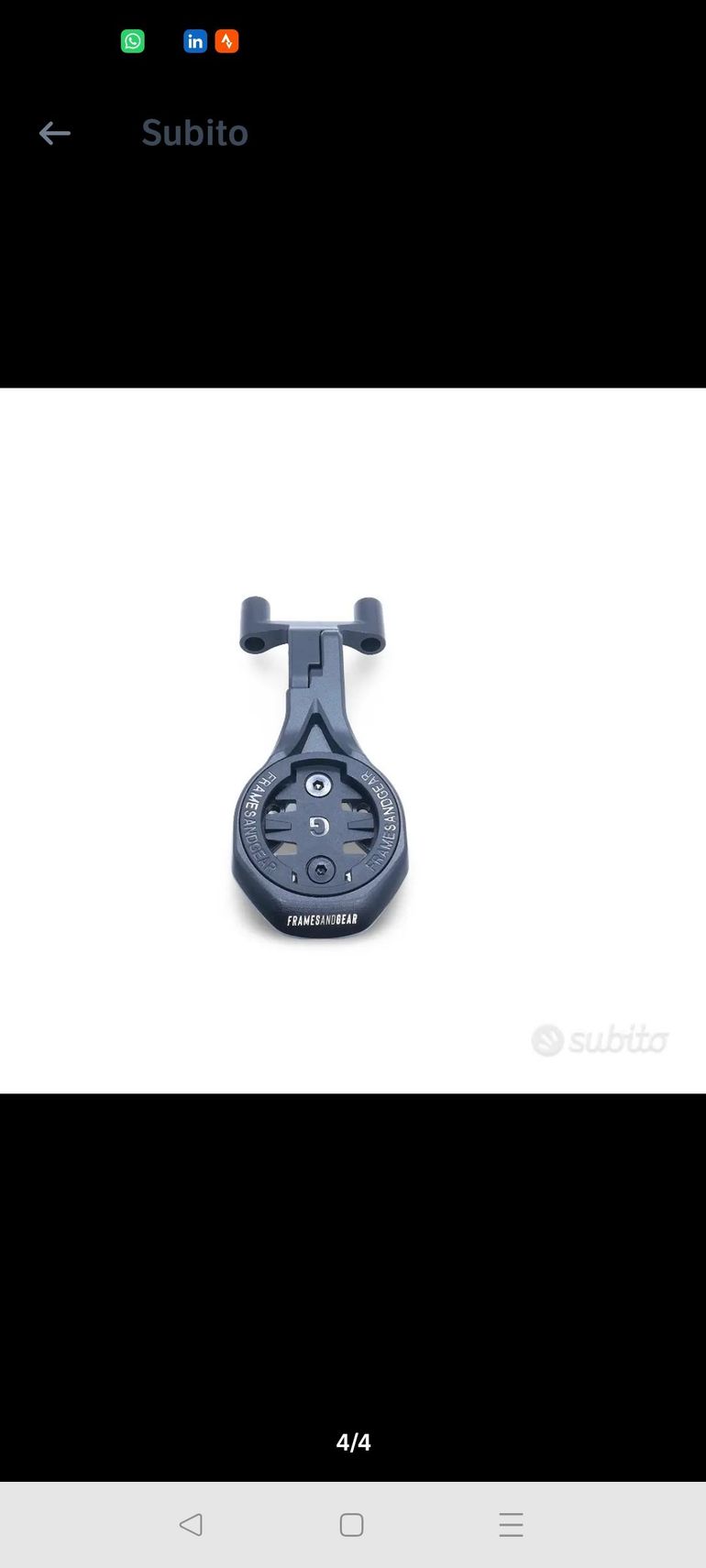 Used Framesandgear Garmin Mount bike — image 2 of 3
