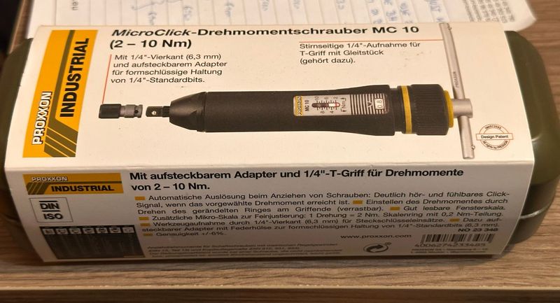 Tweedehands Proxxon Industrial Torque Wrench 2025 Cycling Accessories