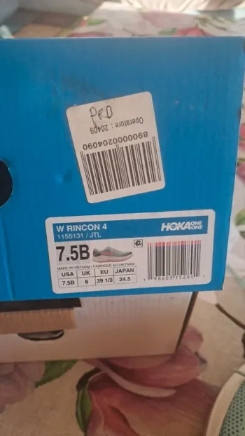Used Verde Hoka Walking Shoes Size 39 1/3 bike — image 5 of 8