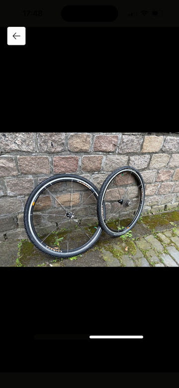 Käytetty Shimano MTB 26” 8 spokes wheelset Wheels