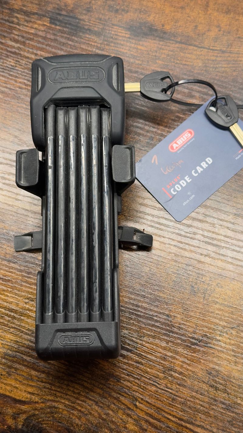 Použité ABUS Bordo 6000K/90 Faltschloss Cycling Accessories