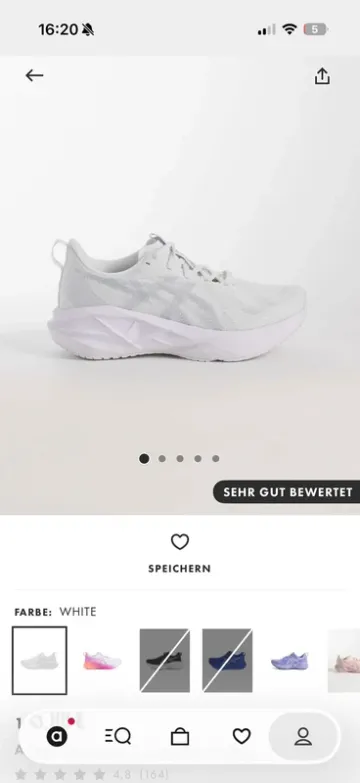 Used Asics Novablast 5 Running Shoes
