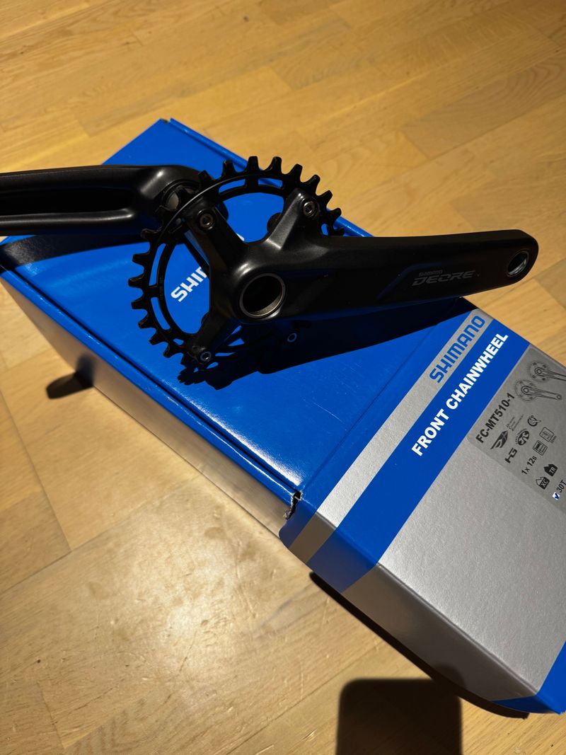 Used Shimano Deore 1x12 Crankset Drivetrain & Pedals