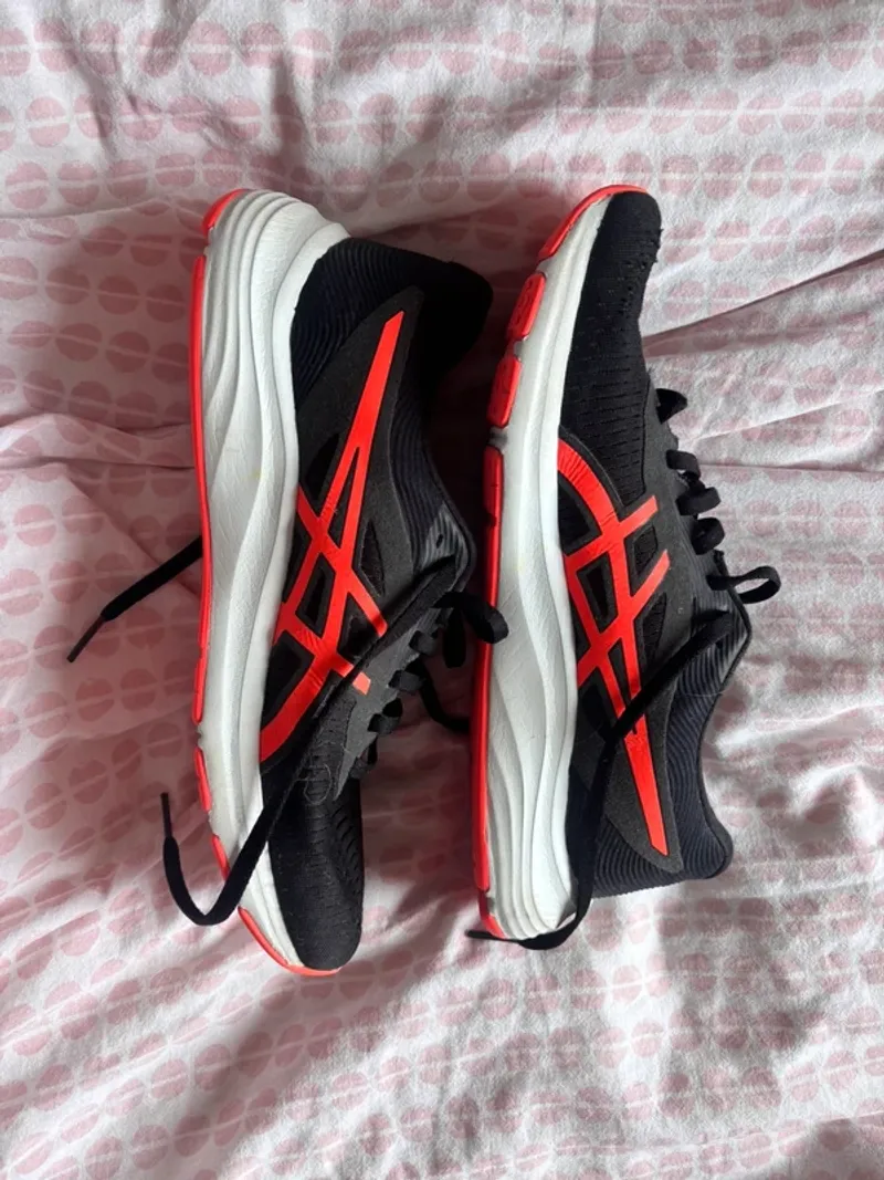 Orange Asics Sportschuhe Running Shoes d'occasion
