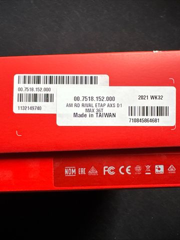 Gebrauchtes Sram Rival eTap AXS Schaltwerk 1x12 / 2x12 - mittlerer Schaltwerkskäfig - schwarz 2021 bike — Bild 4 von 6