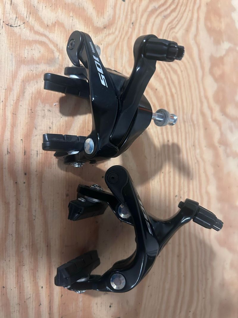 Used Shimano 105 Rim Brake Calipers Brakes