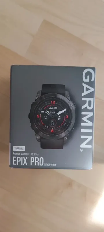 Käytetty Garmin Epix Pro (Gen 2) Sapphire Titanium bike — kuva 3 / 5