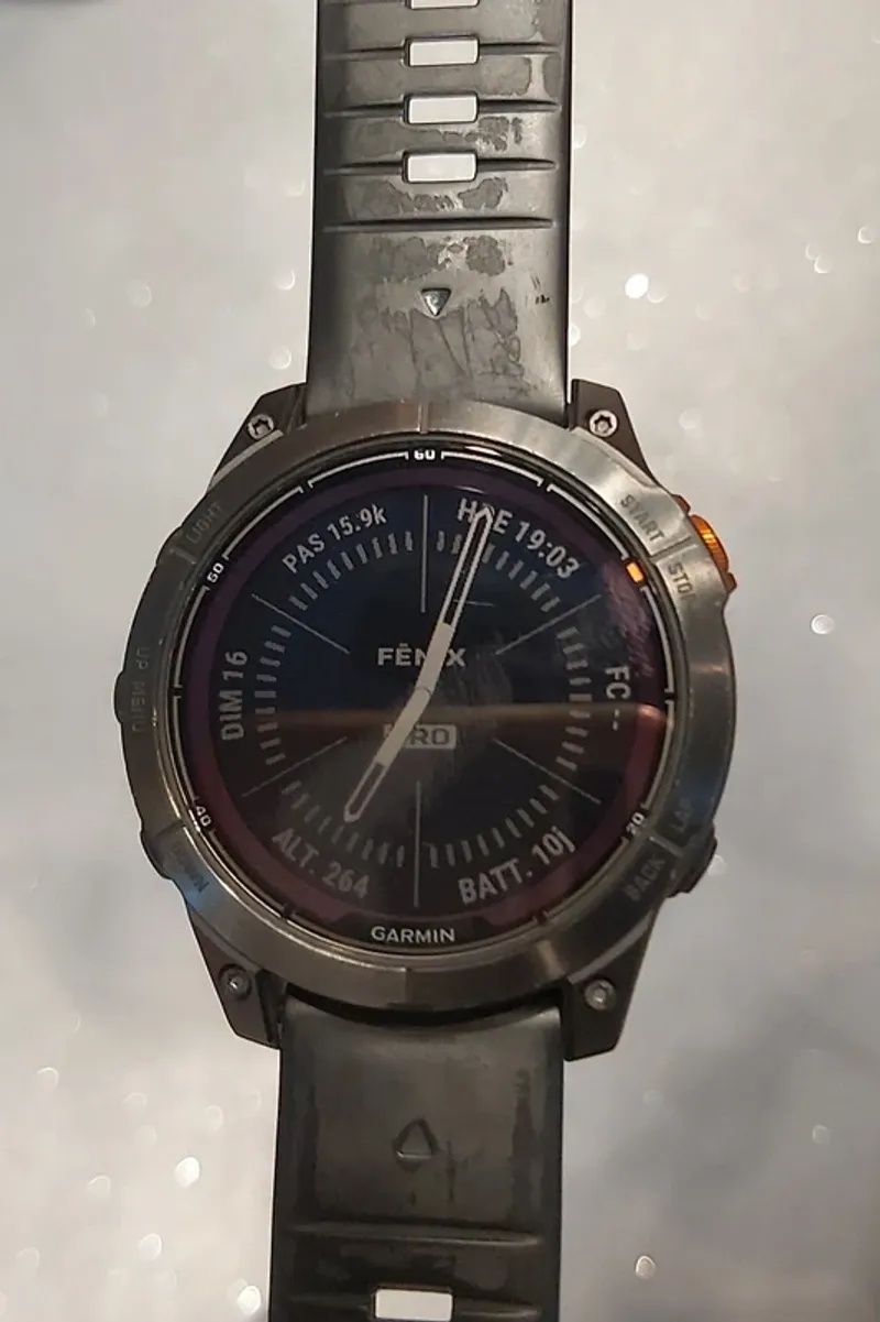 Garmin Fenix 7 Pro Solar bike usato — immagine 1 di 3