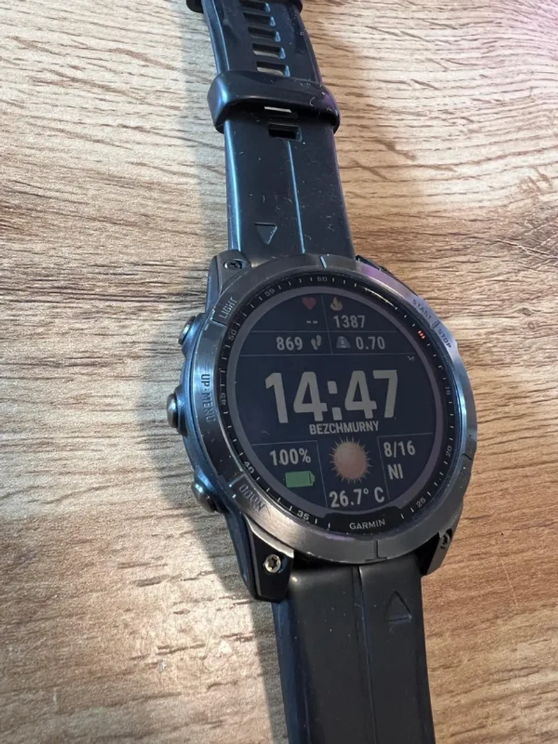 Garmin Fenix 7 Solar bike usato — immagine 2 di 12