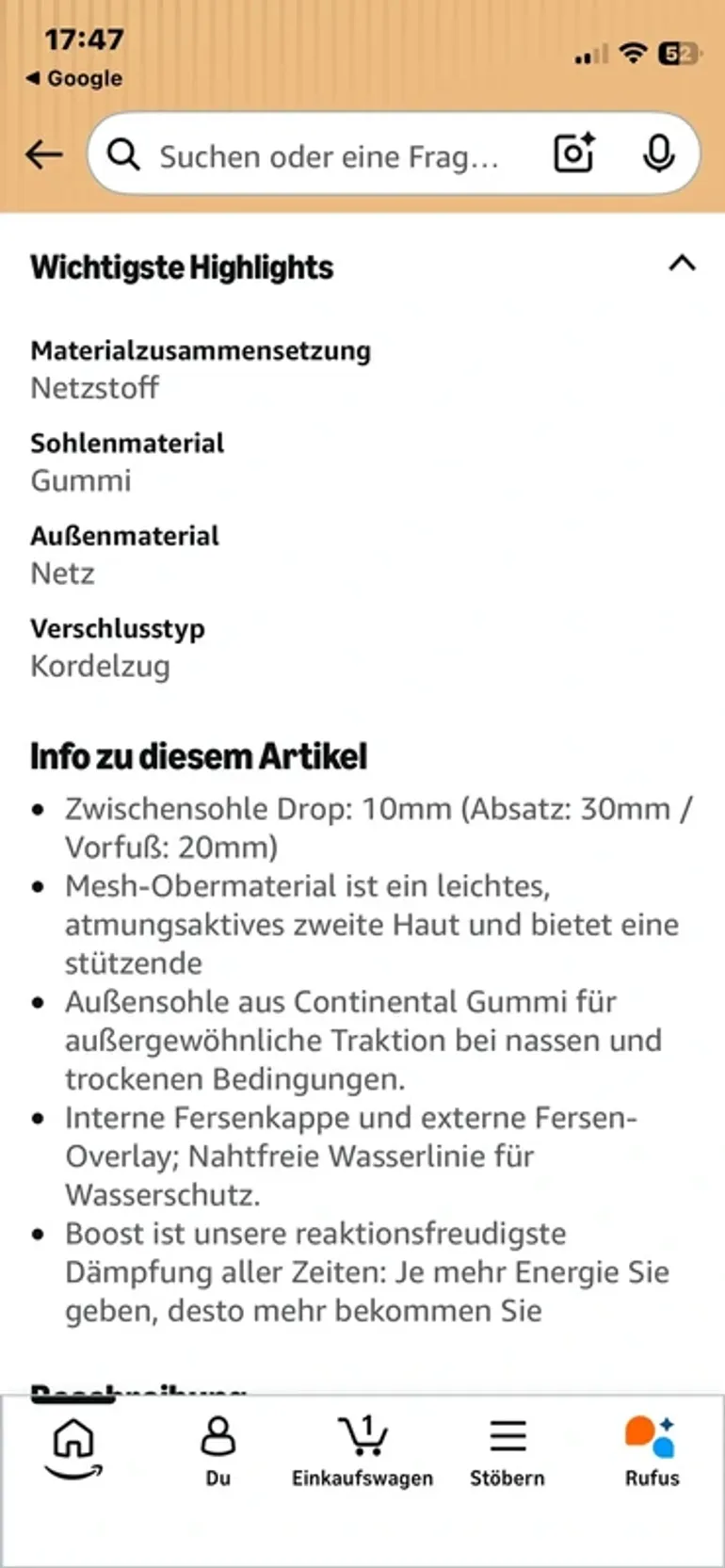 Brugt Adidas Response Trail Boost bike — billede 10 af 10