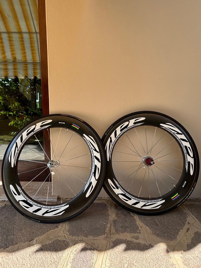 Used Zipp 808 Wheelset Tubular Wheels