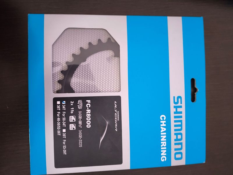 Gebrauchtes Shimano FC-R8000 Chainrings Drivetrain & Pedals