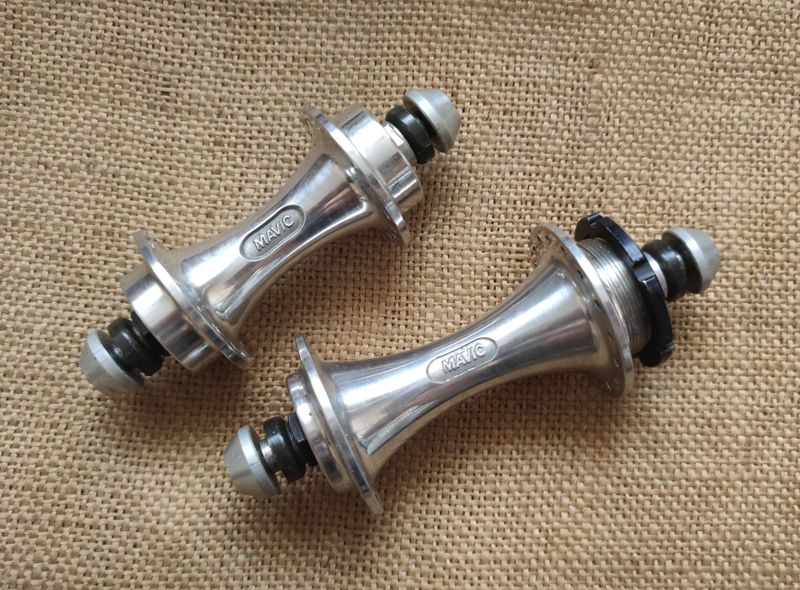 Mavic 520 Piste Pista rear & front hub set 32 Hole track fixed gear bike Wheels d'occasion