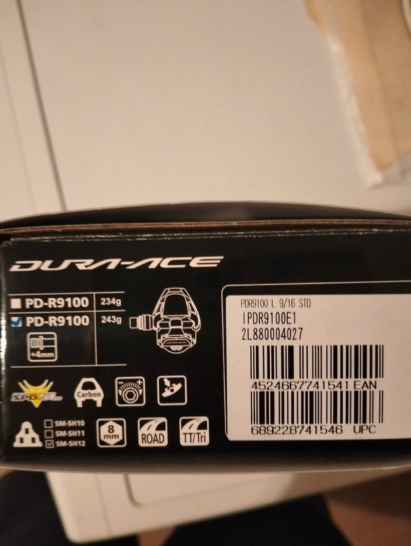 Used Shimano Dura Ace PD-R9100 Pedals 2023 Drivetrain & Pedals