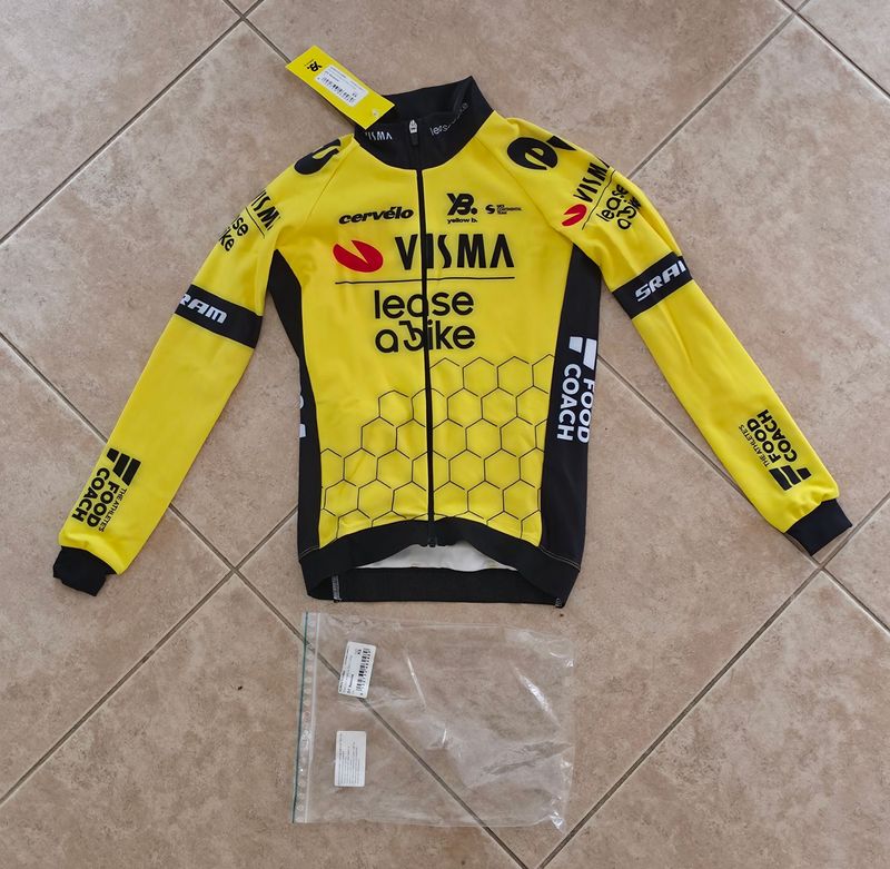 Używany Nimbl Yb. Visma Lease a bike thermal jersey 2025 Cycling Clothing
