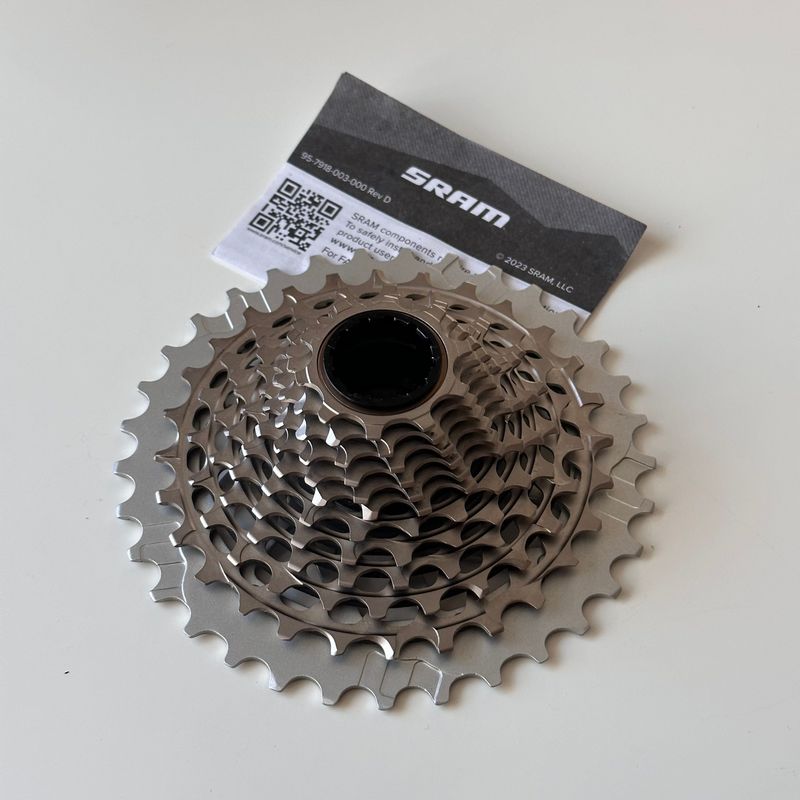 Used Sram Red CS-XG-1290-E1 Cassette Drivetrain & Pedals